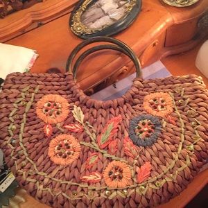 Relativity Straw Purse